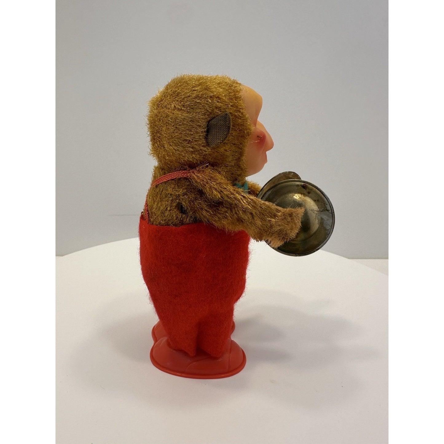 VINTAGE 1960's Musical Monkey With Clashing Symbols Toy Works