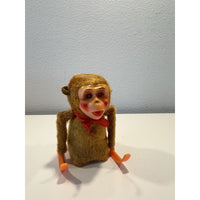 VINTAGE *NEW* 1970's Clockwork 5" Acrobatic Monkey Wind Up Toy