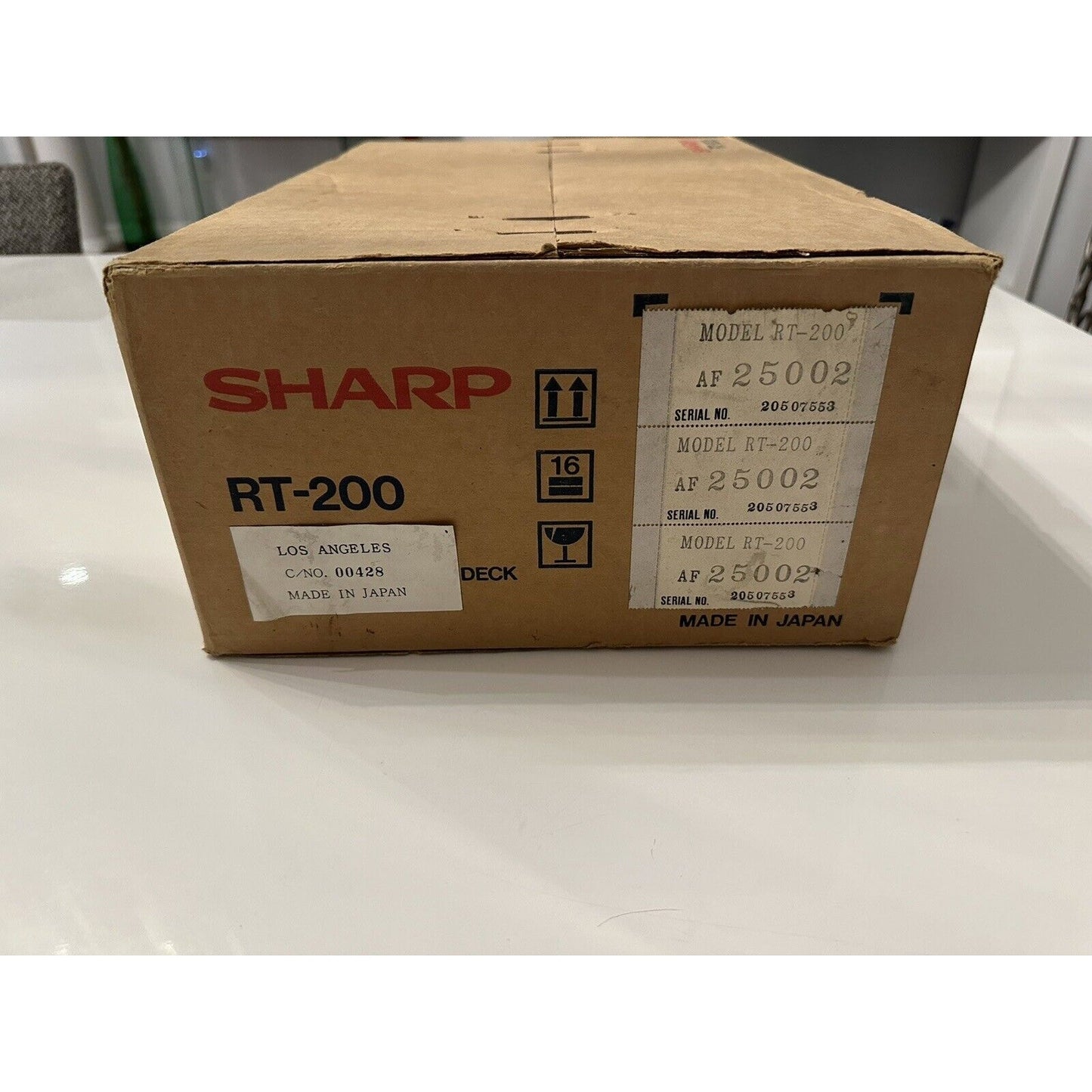 VINTAGE *NEW* 1980's Sharp RT-200 Stereo Cassette Tape Deck Made in Japan