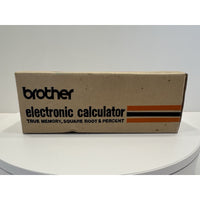 VINTAGE *NEW* 1974 Brother Electronic Calculator Model 508Y Made in Japan
