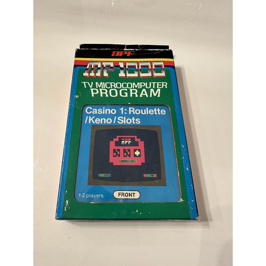 VINTAGE *NEW* 1978 APF MP1000 Casino 1:Roulette, Keno, Slots Games