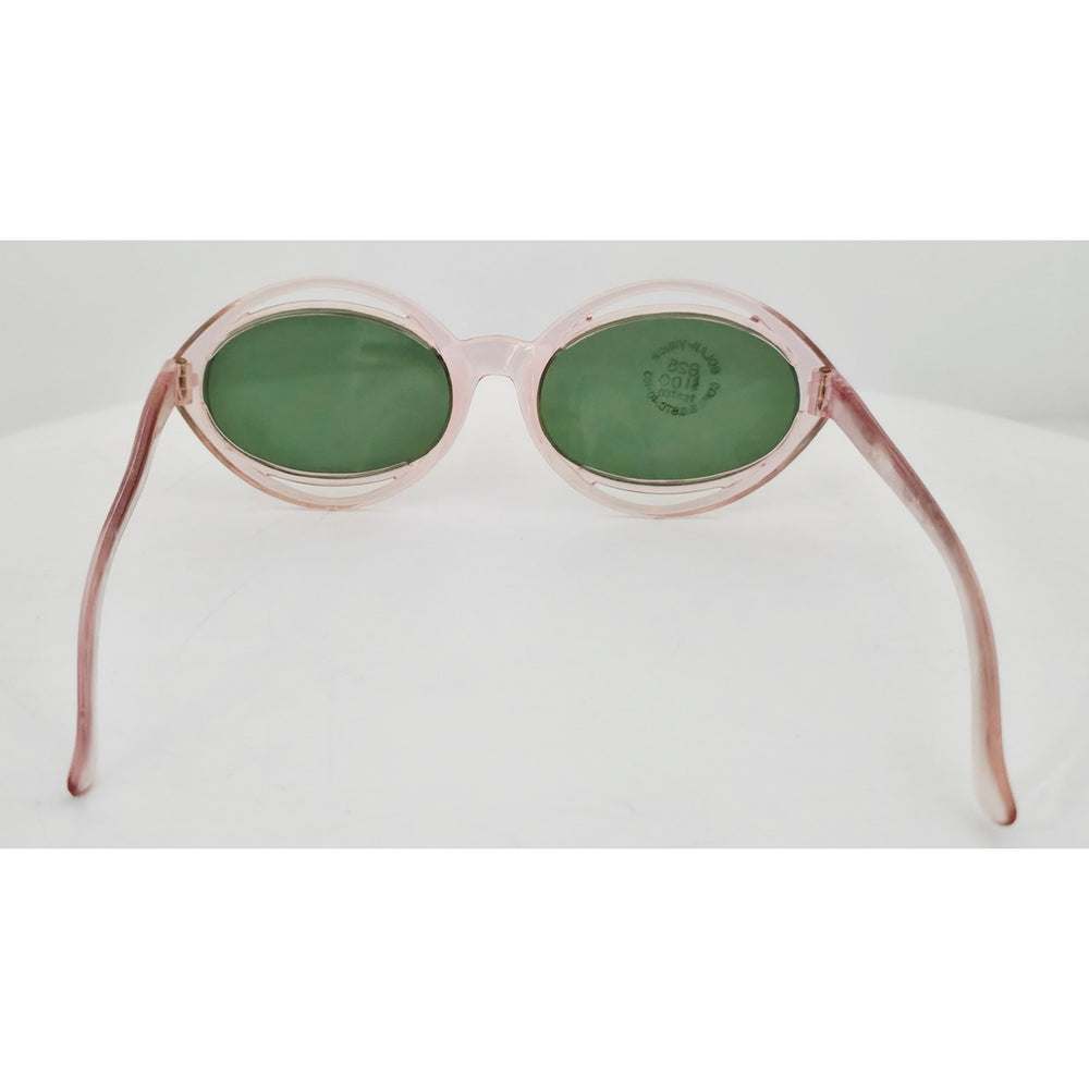 VINTAGE *NEW* 1970's Solarex Pink Frame with Gray Lens Sunglasses USA