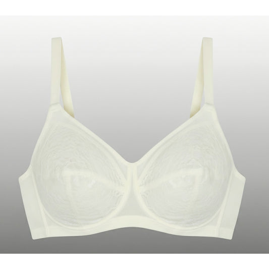 VINTAGE *NEW* 1970's Maidenform Sheer White Lace Bullet Bra 38B