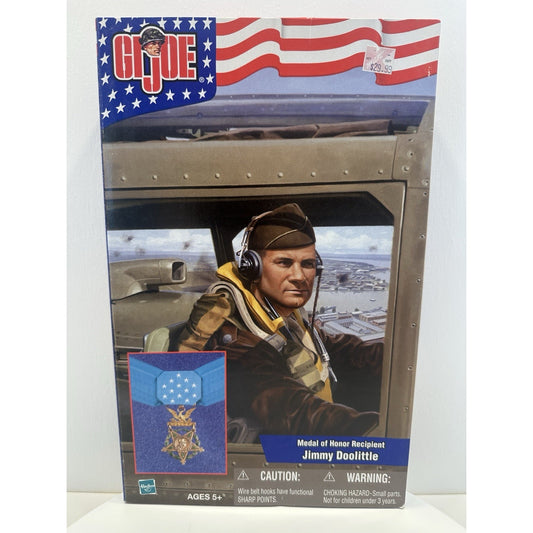 VINTAGE 2001 GI Joe Jimmy Doolittle Medal of Honor Recipient 12" Action Figure