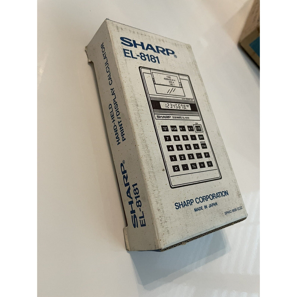 VINTAGE *NEW* 1980’s Sharp EL-8181 Print Calculator