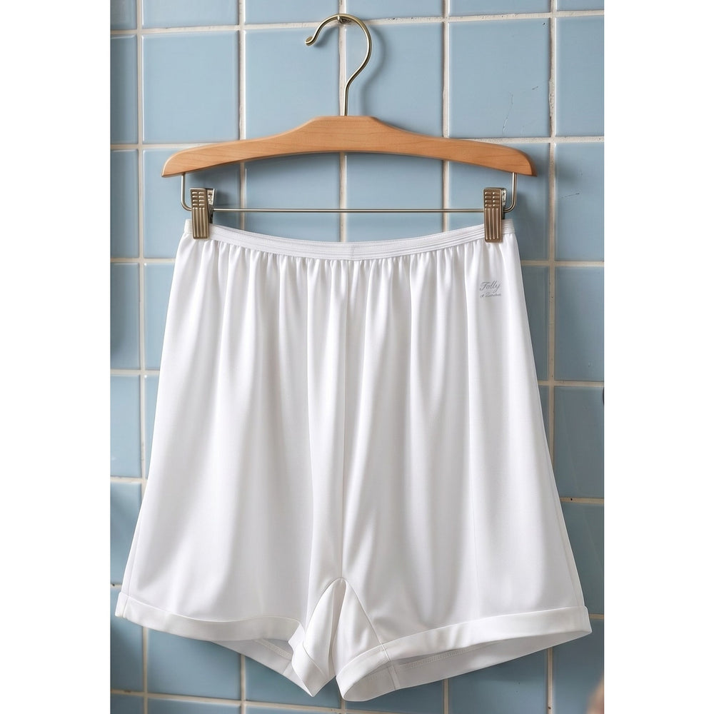 VINTAGE *NEW* 1960's Plymouth Women's White Bloomers Panties Size 8 (L) USA