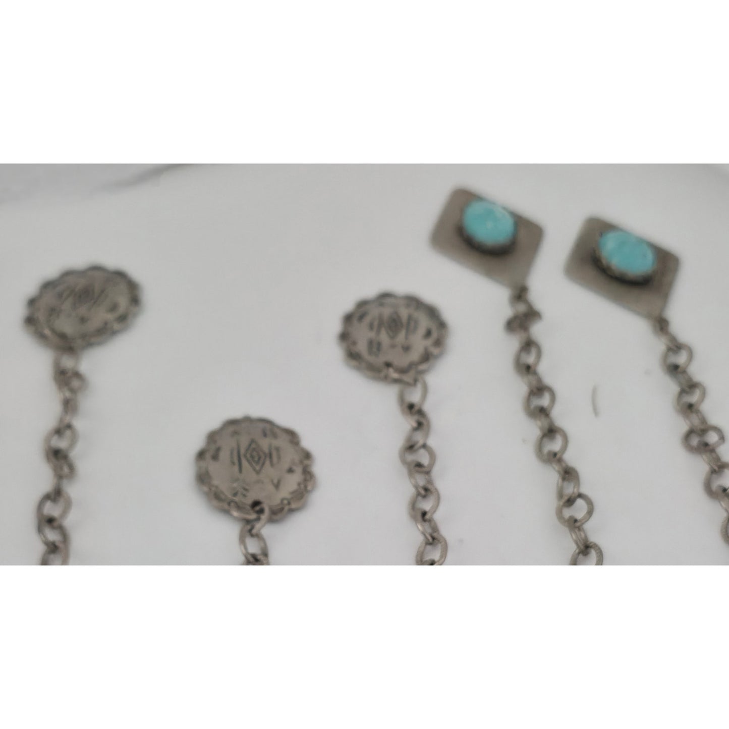 VINTAGE *PRISTINE* 1970's Women's Chain Belts Set of 5