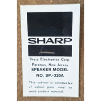 VINTAGE *NEW* 1970's Sharp SP-320A Set of 2 Speakers