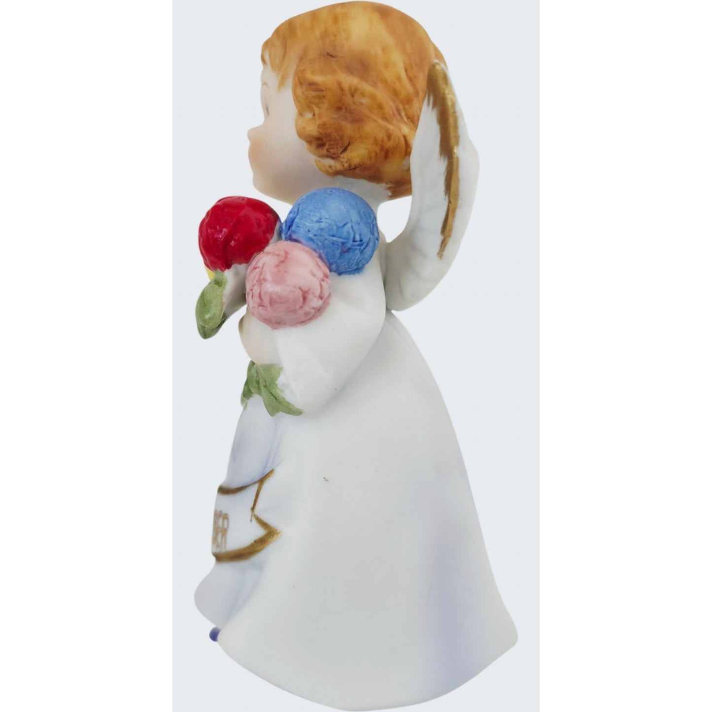 VINTAGE *NEW* 1950's November Birthday Angel Figurine Porcelain Made in Taiwan