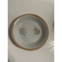 VINTAGE *NEW* Fine China 17Pc. Hand Painted Gold Musical Coffee/Tea Set