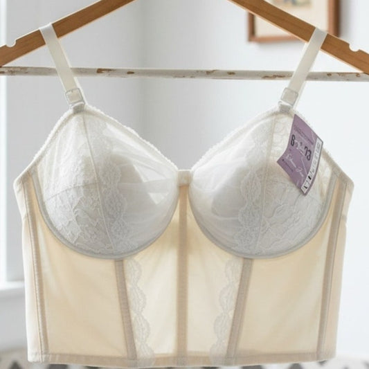VINTAGE *NEW* 1960's Spendor Form Women's Bustier Top | Corset Bra Size 38B