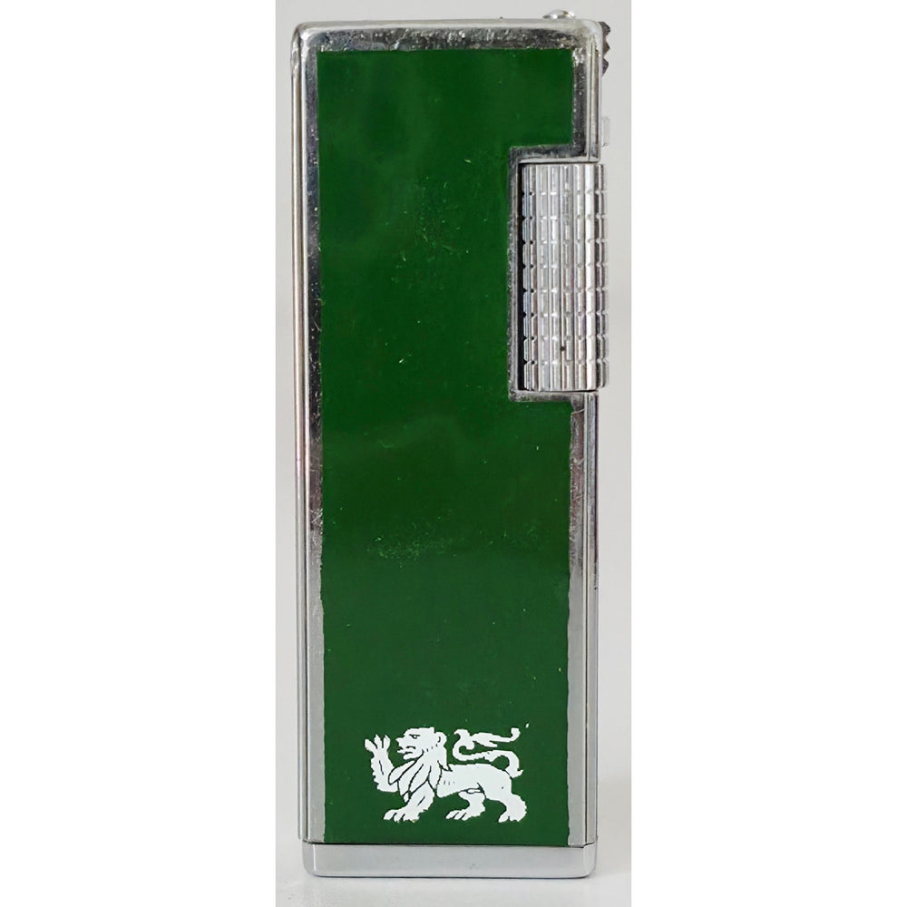 VINTAGE *NEW* 1960's Green Lighter with Dragon in Original Box by Supreme USA