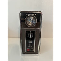 VINTAGE *NEW* 1960's Windsor/Petrosonic Zoom Radio AM/FM Camera-like Brown Radio