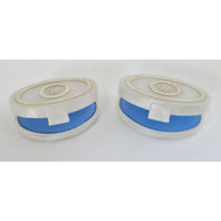 VINTAGE *NEW* 1960's Vivian Woodard 1.4 oz Blue Eye Shadow Palette Set of 2 USA