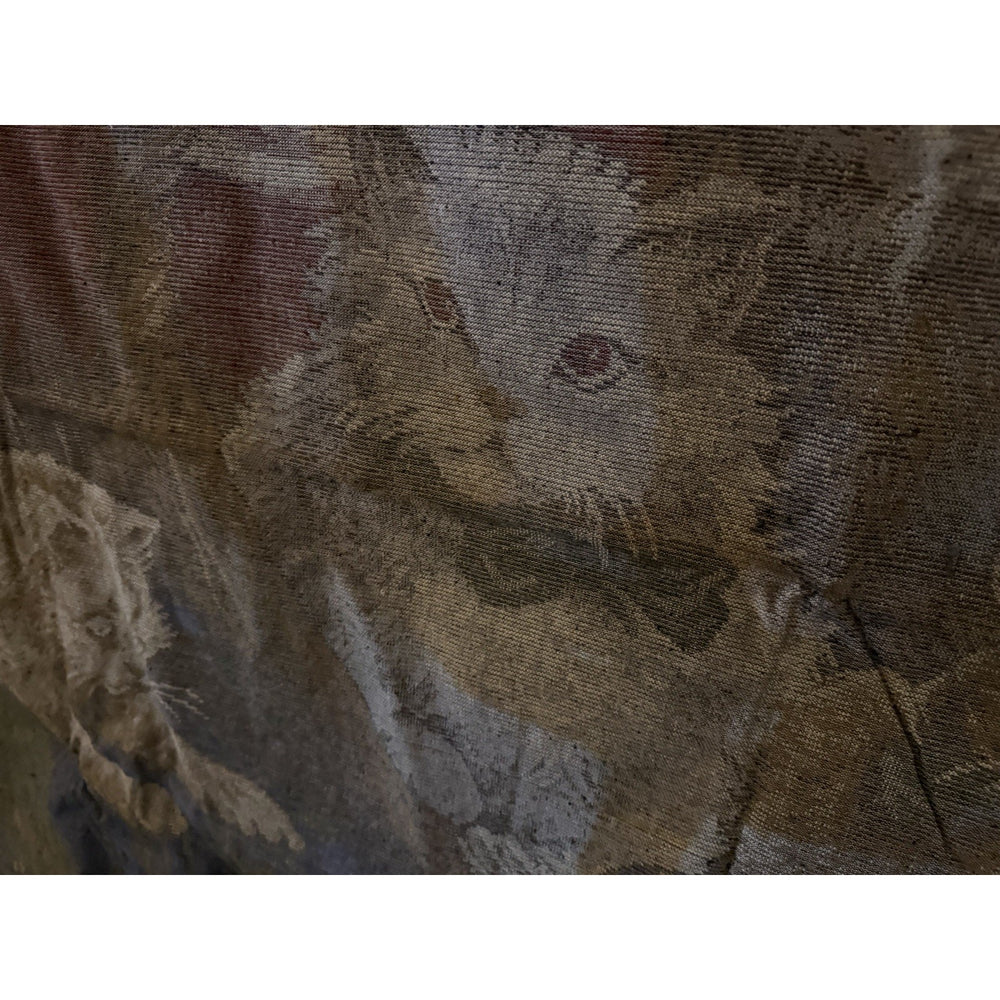 VINTAGE *PRISTINE* 1960's Cat Party Italian Velvet Tapestry