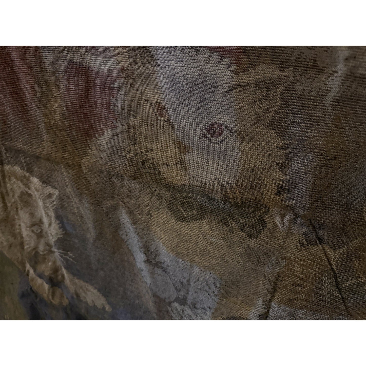 VINTAGE *PRISTINE* 1960's Cat Party Italian Velvet Tapestry