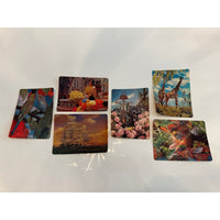 VINTAGE *NEW* Manhattan Publishing 3D Hologram Postcards - Set of 6