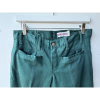 VINTAGE *NEW* 1960's Love N' Stuff Turquoise Twill Botton Pocket Pants Size 30