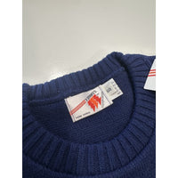 Vintage *NEW* Original 1980's Navy 'Sony Tape' Dealer Promo Sweater w/Tag Sz S