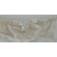VINTAGE *NEW* 1950's Women's White w/Lace Girdle Garter Size L