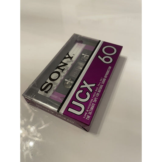 VINTAGE *NEW*  Sony UCX 60 Type II Blank Cassette Tape
