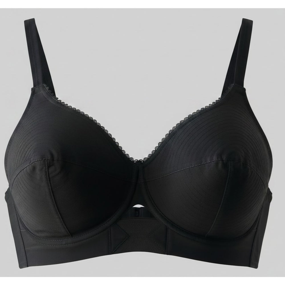 VINTAGE *NEW* 1960's Carnival Women's Black Bullet Bra Size 34A USA