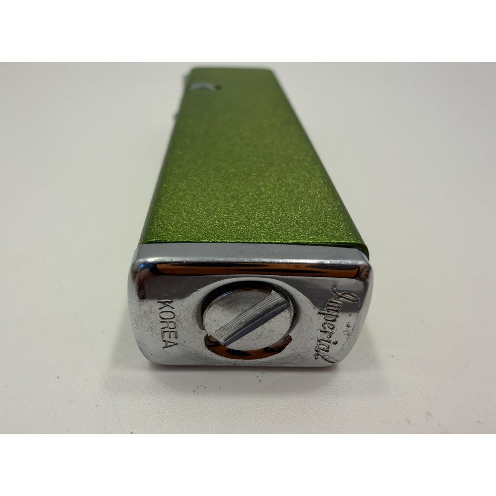VINTAGE *NEW* 1950's Imperial Green/Silver Super Lighter