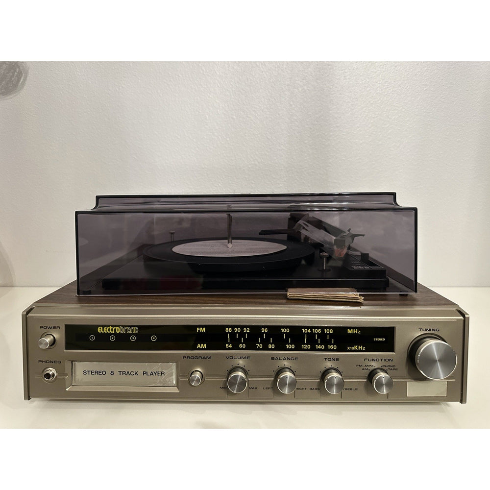 VINTAGE *NEW* 1970's Electrobrand 6544 AM/FM Stereo Receiver 8 Track Player