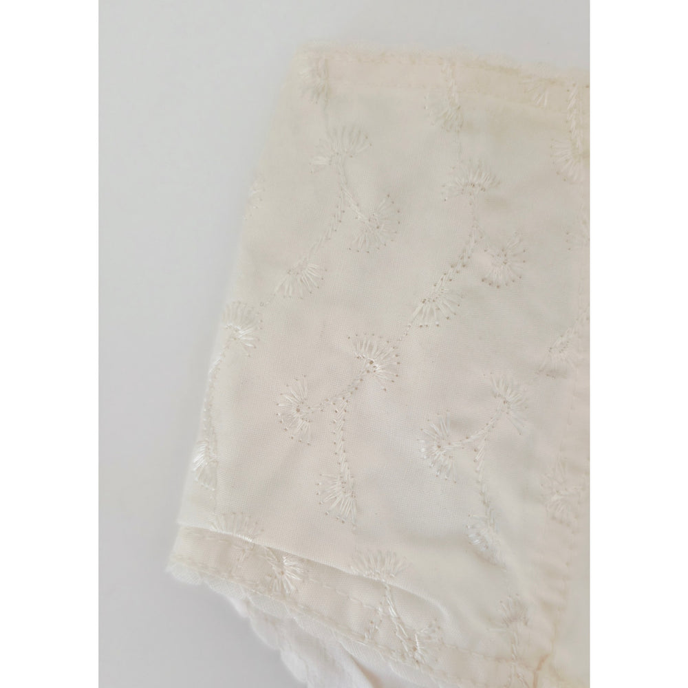 VINTAGE *NEW* 1960's Empire Foundation Cream Garter Belt w/Flowers Size L (28)