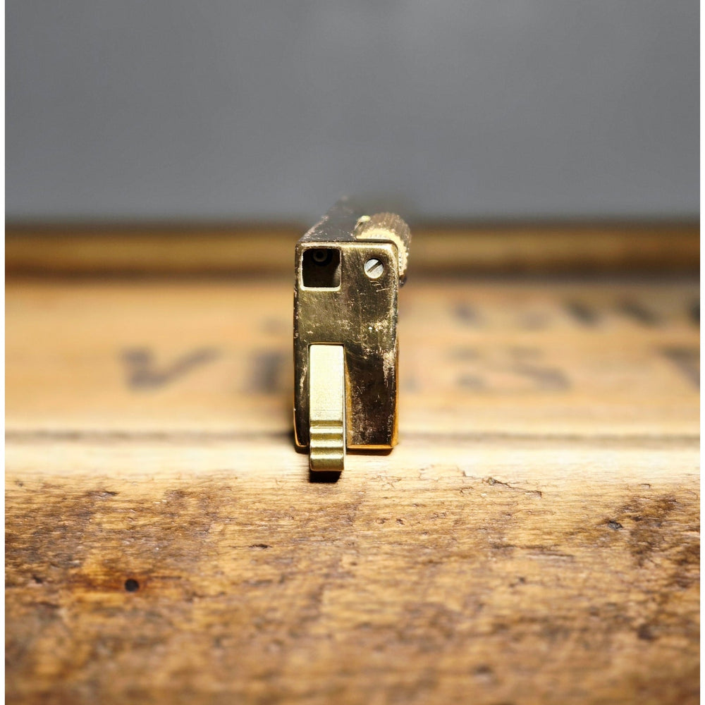 VINTAGE *NEW* 1960's Caption Gold Butane Lighter Japan