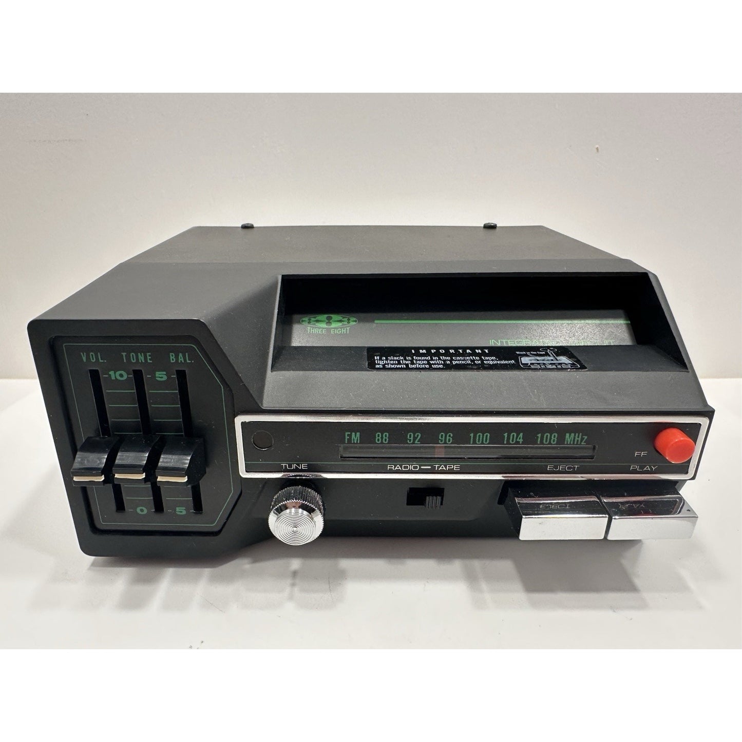 VINTAGE *NEW* 1970 AM/FM Cassette Car Stereo Japan