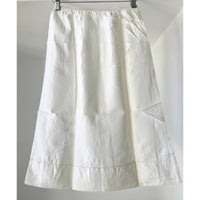 VINTAGE *NEW* 1960's Bradley  Women's White w/Flowers Half Slip Size M