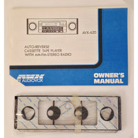 VINTAGE *NEW* 1980's AUDIOVOX AVX-620 In-dash Cassette Tape AM/FM Stereo Radio