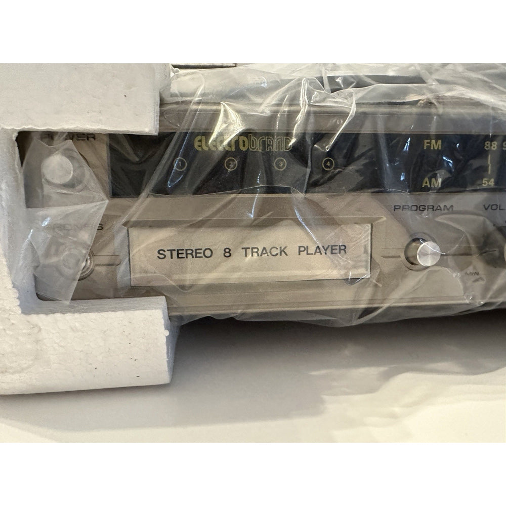 VINTAGE *NEW* 1970's Electrobrand 6544 AM/FM Stereo Receiver 8 Track Player