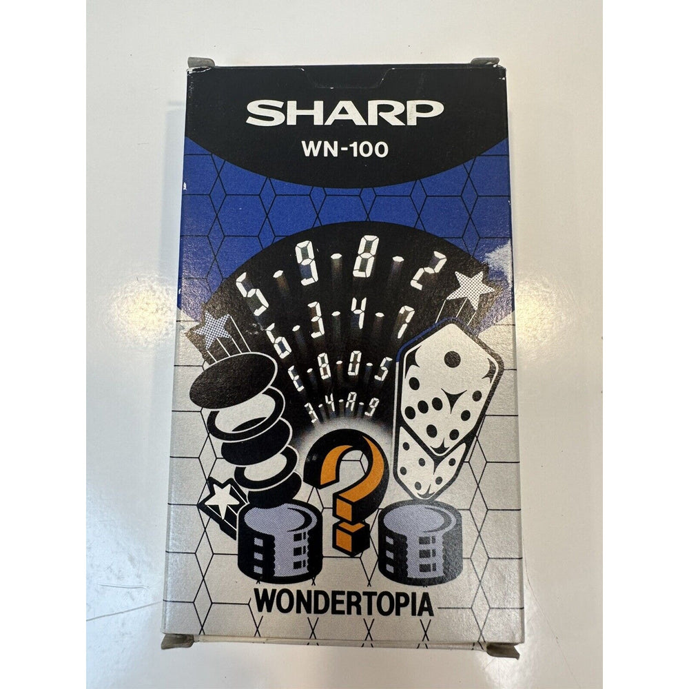 VINTAGE *NEW*  1980's Sharp WN-100 Wondertopia Calculator
