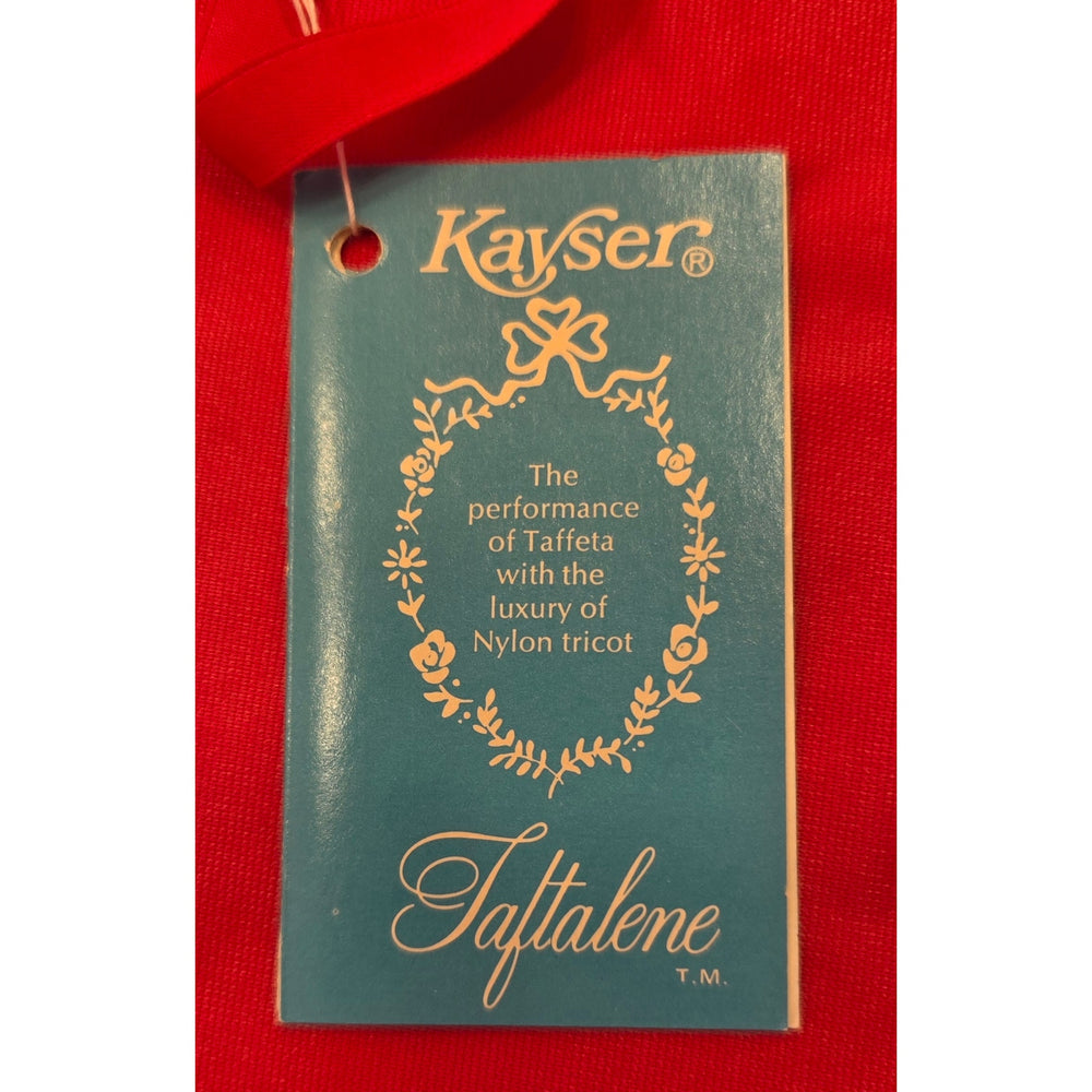VINTAGE *NEW* 1960's Kayser Women's Red Long Slip 100% Nylon Size 32