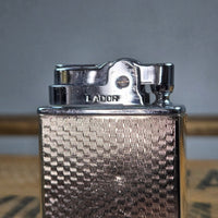 VINTAGE *NEW* 1950's Lador Silver Textured Lighter Japan