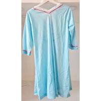 VINTAGE *NEW* 1960's Kayser Women's Blue Slip with Lace Trim 100% Nylon Size Petite
