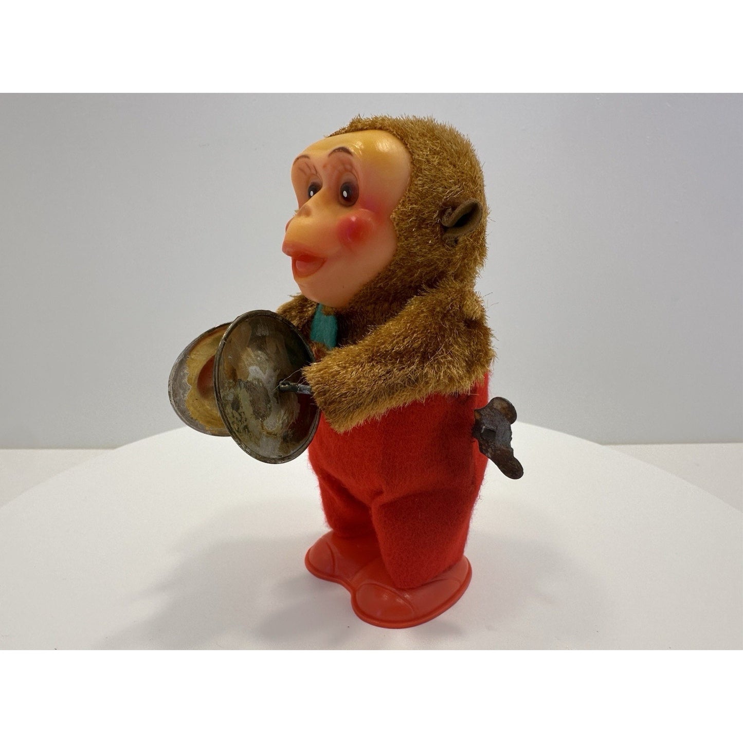 VINTAGE 1960's Musical Monkey With Clashing Symbols Toy Works