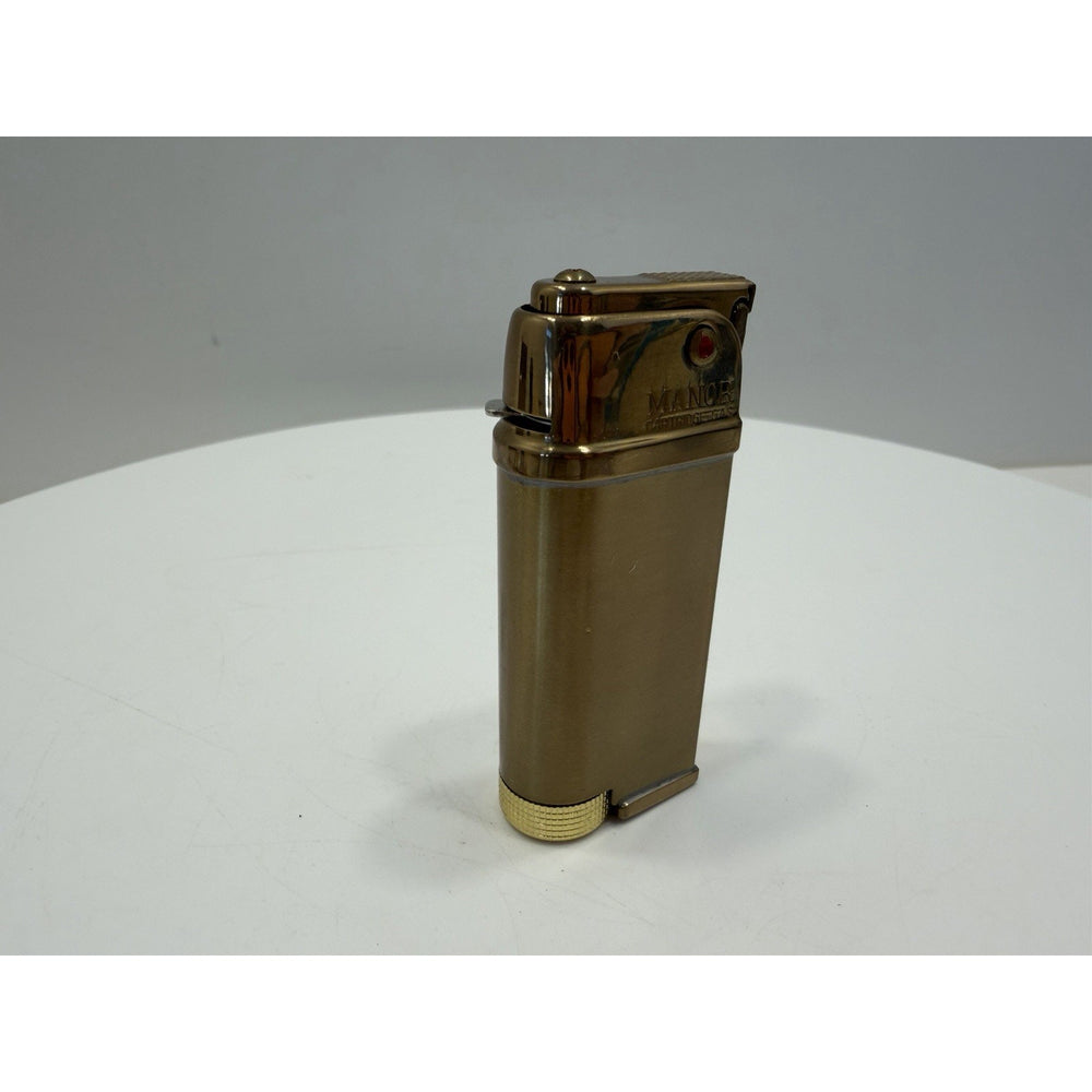 VINTAGE *NEW* 1960's Manor Gold Butane Lighter