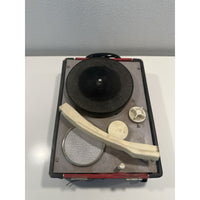 Needs Lovin' - VINTAGE Linmark Portable Suitcase 3-Speed Record Player Japan