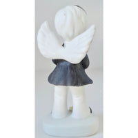 VINTAGE *NEW* 1960's June Boy Birthday Angel Figurine Porcelain 4MA-114
