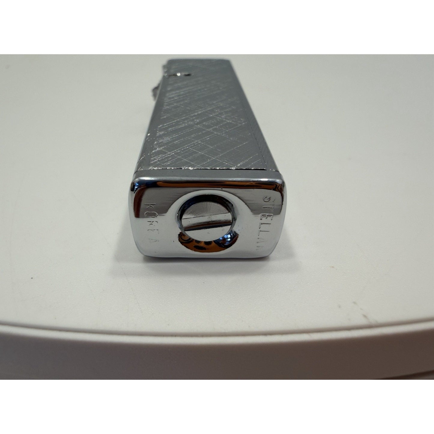 VINTAGE *NEW* 1950's Stellar Silver Textured Super Lighter