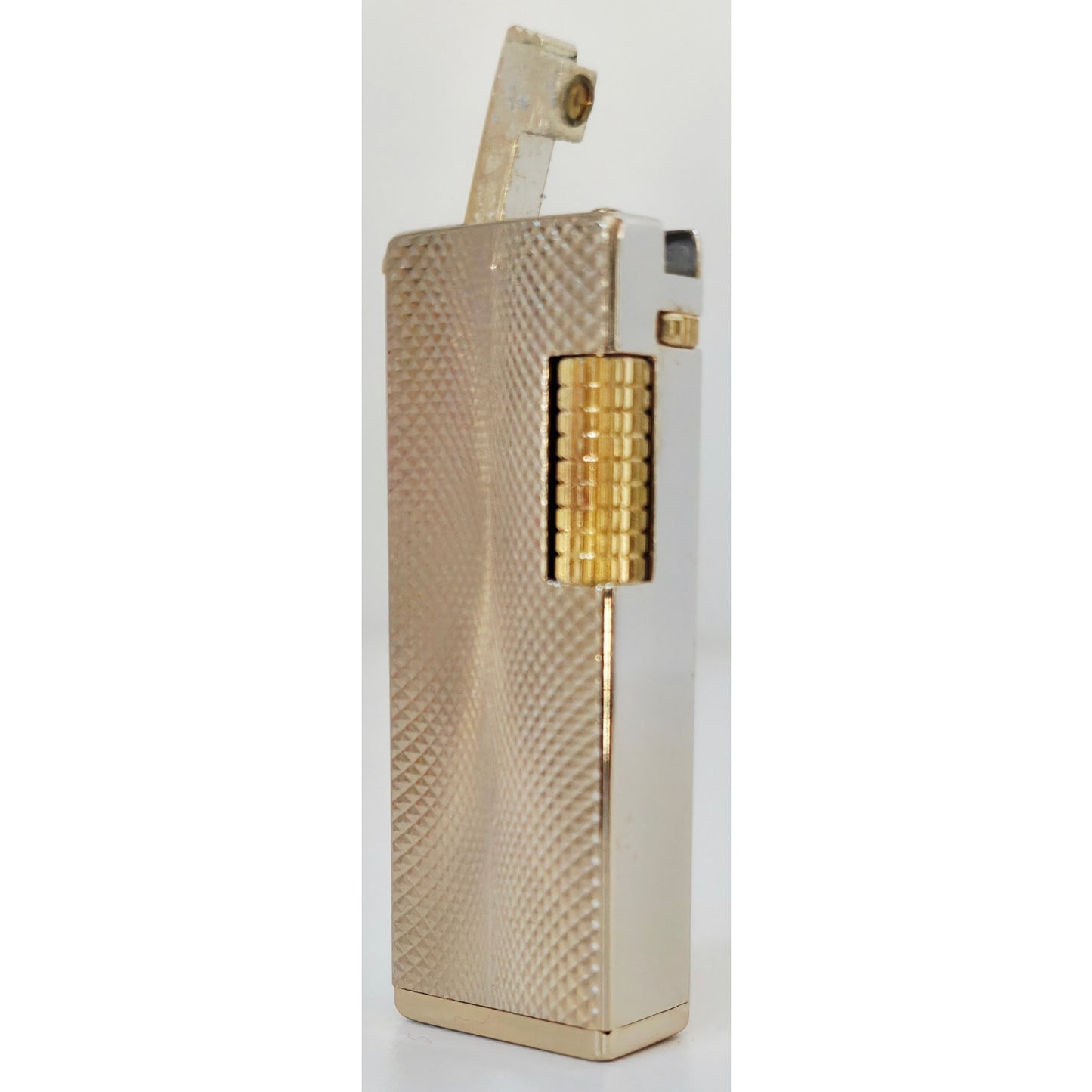 VINTAGE *NEW* 1960's Gold Textured Lighter in Original Box by Supreme USA