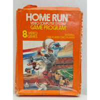 Atari 1978 HOME RUN Baseball Video Game Open Box with Wear Unsold Dealer Stock