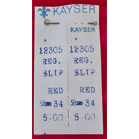 VINTAGE *NEW* 1960's Kayser Women's Red TRICOT Nylon Long Slip Size 34
