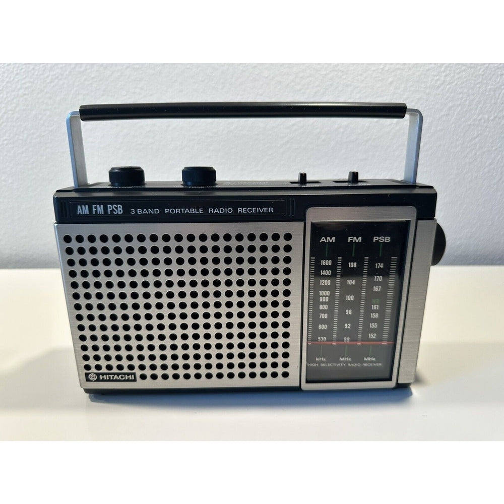 VINTAGE 1970's Hitachi KH-948H PSB/FM/AM 3-Band Portable Radio