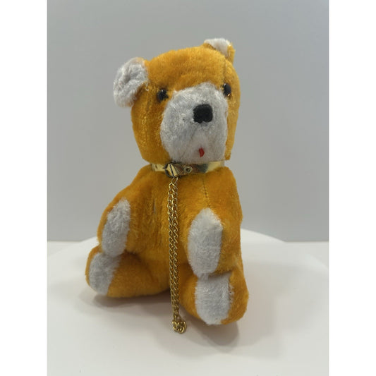 VINTAGE *NEW* 1960's Four Star AM Stuffy Micro Transistor Radio Yellow Bear