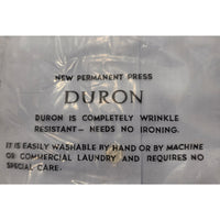 VINTAGE *NEW* 1960's Duron Men's Light Blue Dress Shirt Poly/Cotton Blend Size 14-32