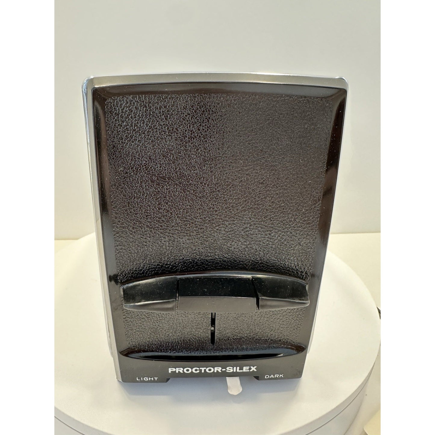 VINTAGE *NEW* 1980's Proctor Silex 2-Slice Toaster Black and Chrome USA